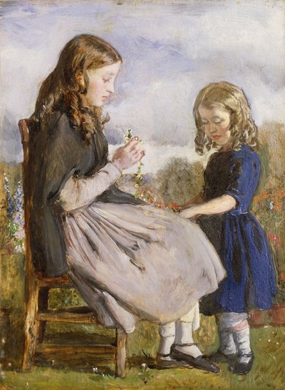 Garland Weavers, n. 1846 tekijältä John Everett Millais