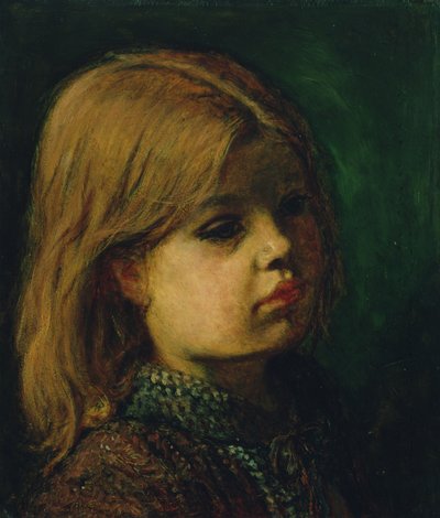 Tytön pää tekijältä John Everett Millais