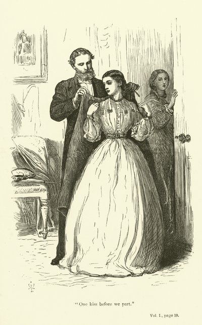 Kuvitus Anthony Trollopen kirjoittamaan teokseen Phineas Finn. tekijältä John Everett Millais