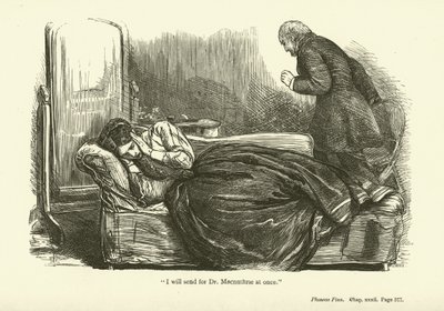 Anthony Trollopen kuvitus Phineas Finnille tekijältä John Everett Millais