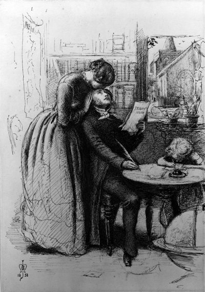 Naimisissa rakkaudesta, 1853 tekijältä John Everett Millais