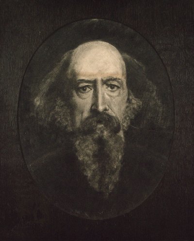 Alfred, Lord Tennysonin muotokuva 1809-1892. tekijältä John Everett Millais