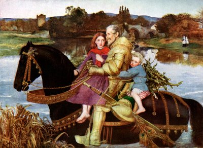 Sir Isumbras Fordissa, 1800-luku 1923. tekijältä John Everett Millais