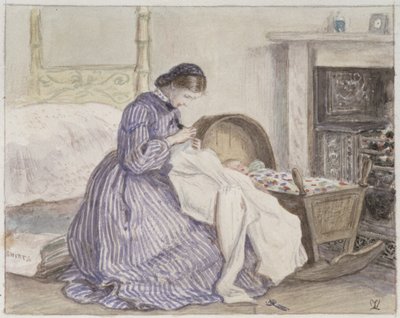 Stewart Harrisonin Jäävuori - Ompelija, 1860 tekijältä John Everett Millais