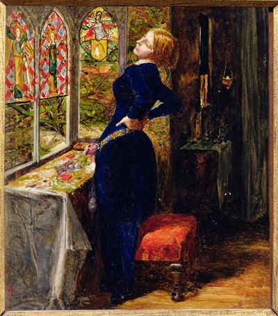 Huonekalut ja erilaiset esineet 1100- ja 1300-luvuilta tekijältä John Everett Millais