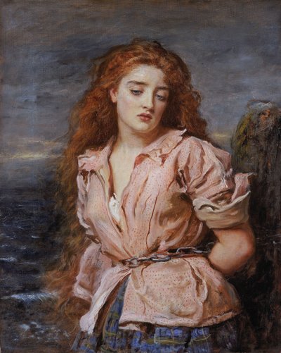 Solwayn marttyyri"
" tekijältä John Everett Millais