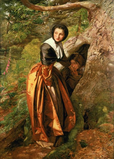 The Proscribed Royalist, 1651, 1852-53 tekijältä John Everett Millais