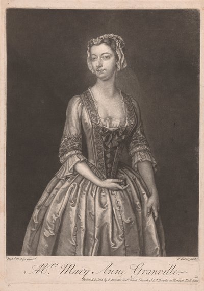 Rouva Mary Ann Granville tekijältä John Faber the younger