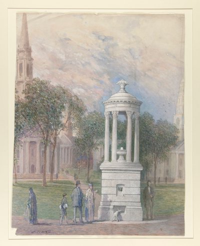 Bennett Fountain New Haven Greenillä tekijältä John Ferguson Weir