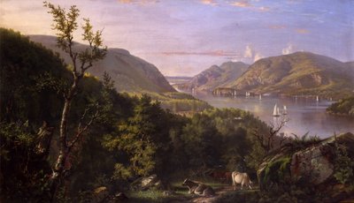 Näkymä Highlandsille West Pointista, 1862 tekijältä John Ferguson Weir