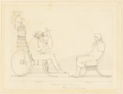 Akilles ja Patroklos tekijältä John Flaxman