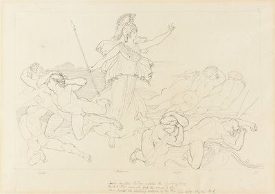 Athena ja tuulet tekijältä John Flaxman