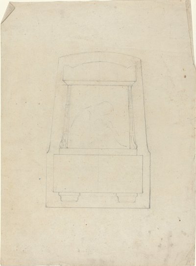 Suunnittelu monumentille tekijältä John Flaxman