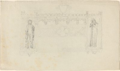 Suunnittelu Simcoe-monumentille, Exeterin katedraalille tekijältä John Flaxman
