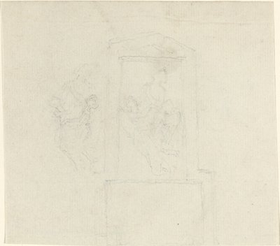 Agnes Cromwellin muistomerkki (?) tekijältä John Flaxman