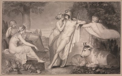 Pariisi ja Oenone, 1791. tekijältä John Flaxman