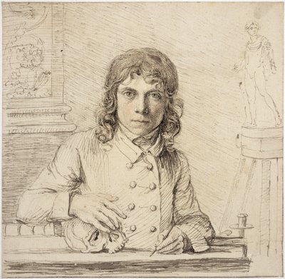 Omakuva 24-vuotiaana, 1779 tekijältä John Flaxman