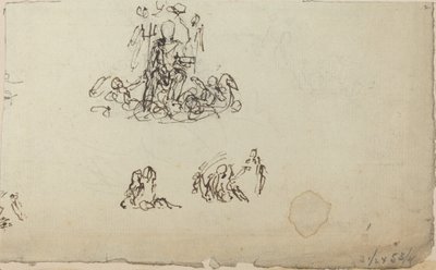 Neptunuksen ja merieläinten tutkimus (?) tekijältä John Flaxman