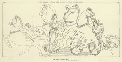 The Hours vie hevoset Junon autosta tekijältä John Flaxman