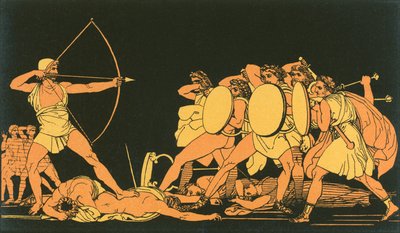 Ulysses tappaa kosijoita tekijältä John Flaxman