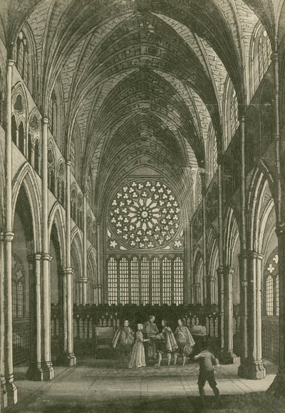 Leonard estää Earl of Rochesterin avioliiton Amabelin kanssa Saint Paulin kuorossa tekijältä John Franklin