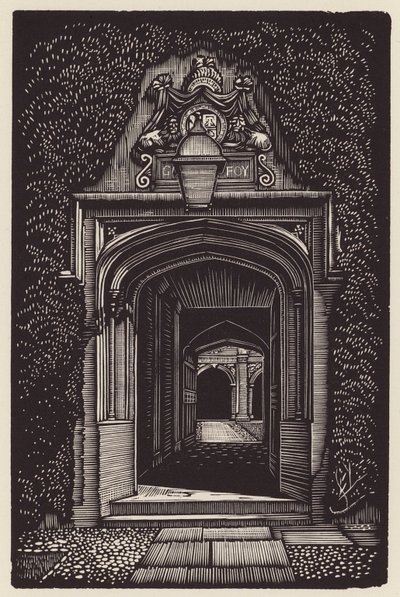 Cambridge: Magdalene (puupiirros) tekijältä John Frederick Greenwood