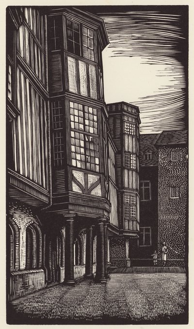 Cambridge: Queens" (puupiirros) tekijältä John Frederick Greenwood