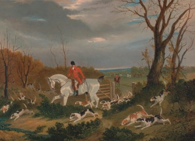 Suffolkin metsästys: Menossa peittoon Herringswellin lähellä tekijältä John Frederick Herring