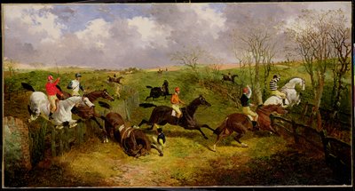 Estejuoksu (öljy kankaalle) tekijältä John Frederick Herring Jnr