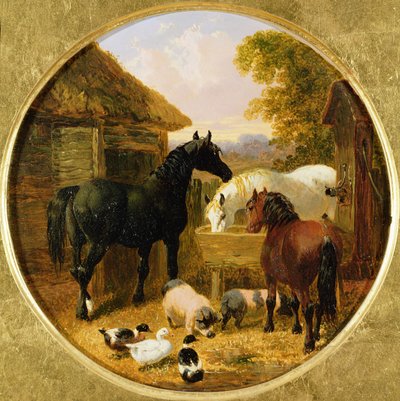 Maatilatilan kohtaus tekijältä John Frederick Herring Junior