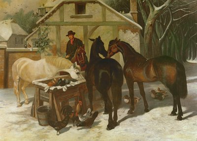 Vesialtaalla talvella tekijältä John Frederick Herring Senior