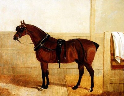 Palkinto Shire Horse valjaissa tekijältä John Frederick Herring Senior