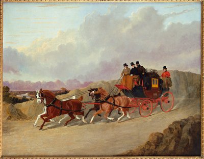 Edinburghista Lontooseen Royal Mail Mail Coach tekijältä John Frederick Herring Senior