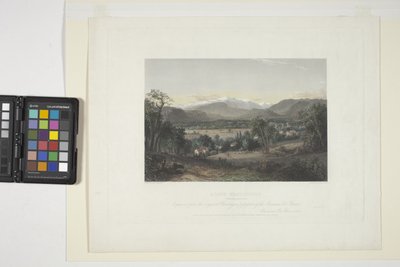 Mount Washington Conwayn laaksosta (käsinvärinen kaiverrus) tekijältä John Frederick Kensett