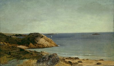 Rocky Coast, n. 1860. tekijältä John Frederick Kensett