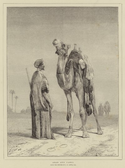 arabi ja kameli tekijältä John Frederick Lewis