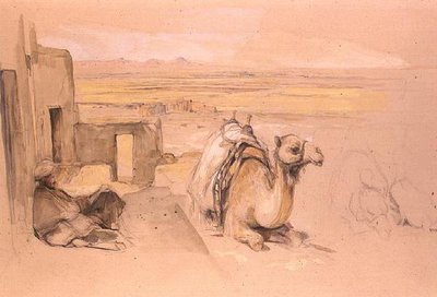 Kameli, Länsi-Thebes tekijältä John Frederick Lewis