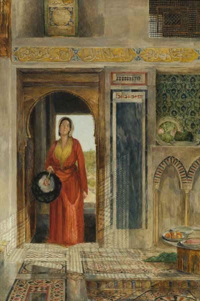 Haaremin sisäänkäynti, 1871 (katso myös 131708) tekijältä John Frederick Lewis