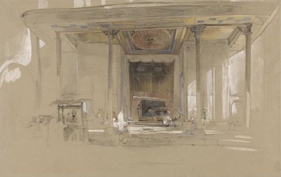 Huonekalut ja erilaiset esineet 1100- ja 1300-luvuilta tekijältä John Frederick Lewis