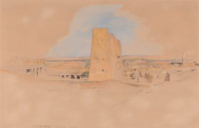 Edfoun temppeli, Ylä-Egypti tekijältä John Frederick Lewis