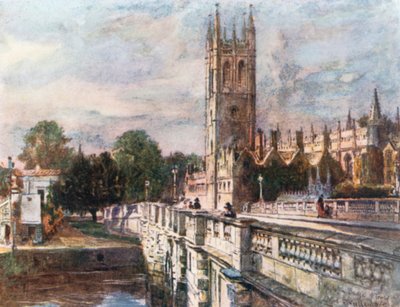 Magdalenin torni ja silta (värilitro) tekijältä John Fulleylove