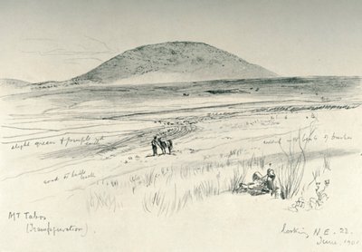 Tabor-vuori, 1902. tekijältä John Fulleylove