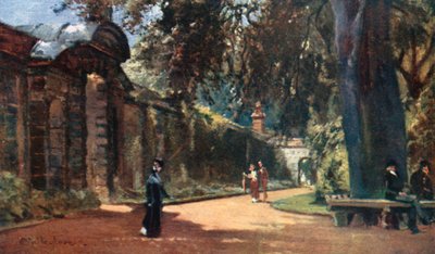 Kasvitieteellinen puutarha (värilitro) tekijältä John Fulleylove