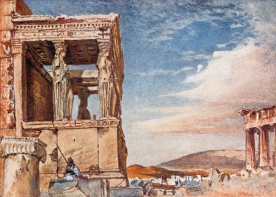 Erechtheumin karyatidiportico lännestä tekijältä John Fulleylove
