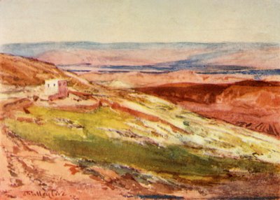 Jordanin laakso Öljymäeltä, 1902. tekijältä John Fulleylove