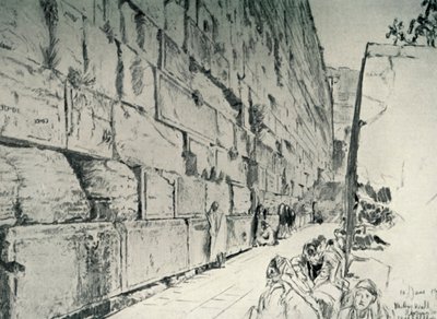 Itkupaikan muuri, 1902. tekijältä John Fulleylove