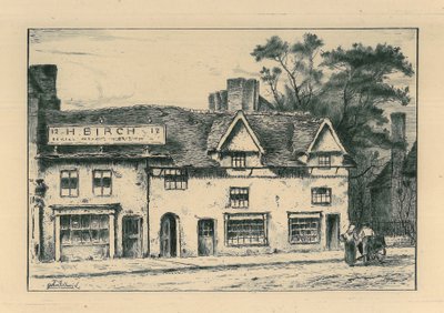 Old Houses, North Street, Wolverhampton, "Remnants Of Old Wolverhampton" Vol.I. No.s 1-37, julkaistu 1880 tekijältä John Fullwood