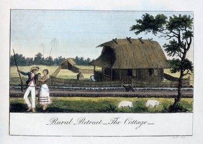 Rural Retreat, The Cottage, 1813 tekijältä John Gabriel Stedman