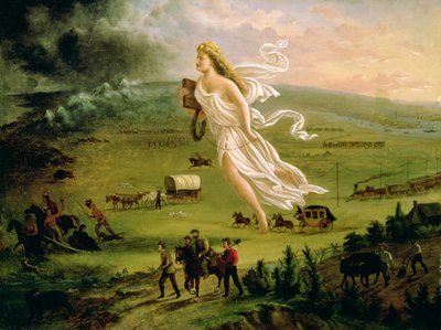 American Progress, 1872 tekijältä John Gast
