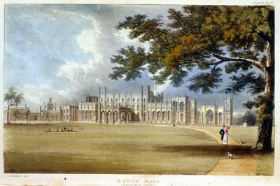 Eaton Hall, Entrance Front, Ackermannin 